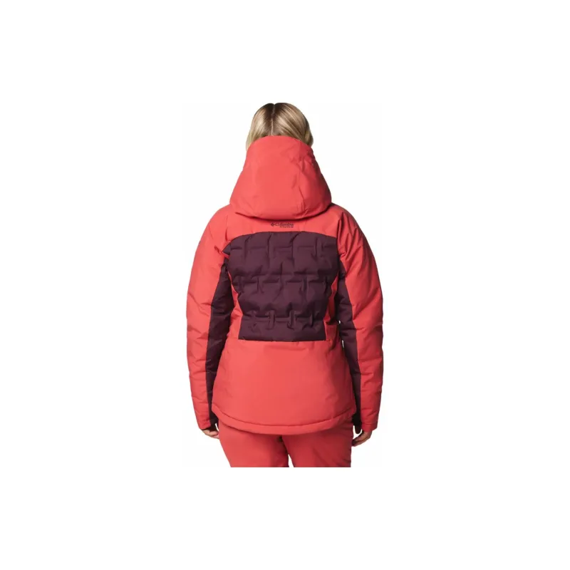 Columbia Wild CARD Puffer Jacket Women's Red-1