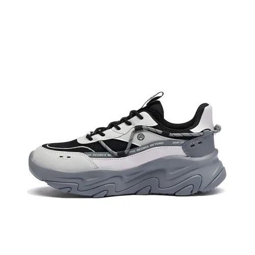361° Lightweight, Wear resistant, And Non slip Low Top Sports Casual Shoes Women's Cosmic Gray