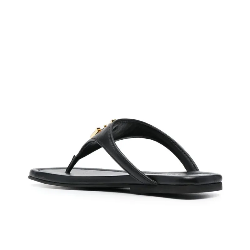 JW Anderson Flip Flops Women's Black-3