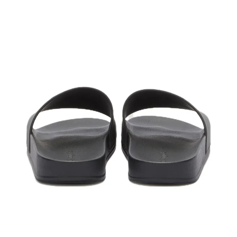 PALM ANGELS Pa Monogram Pool Slides Black Light Grey-3