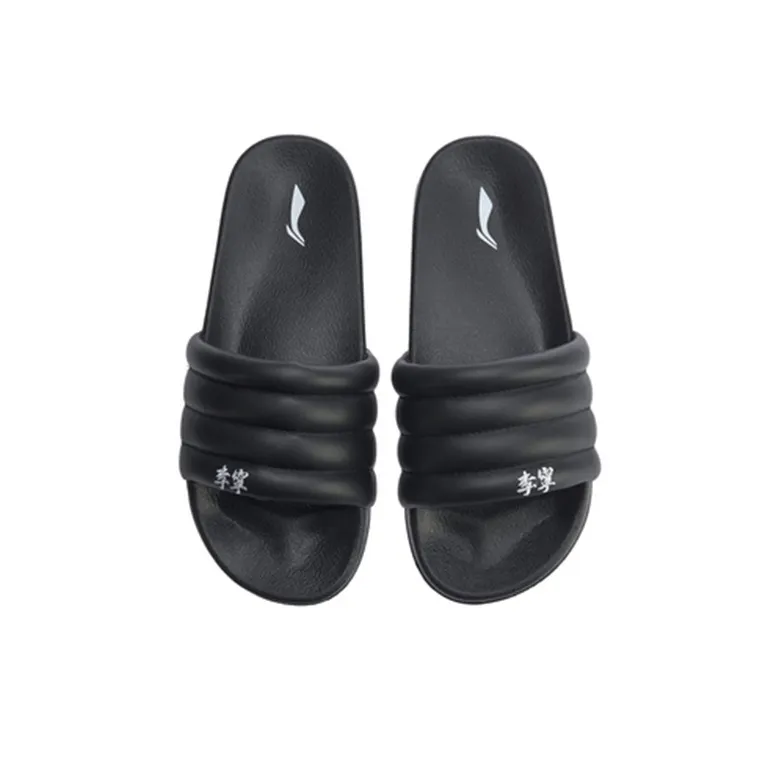 LiNing Quiet Slide Slippers Men's Black-3