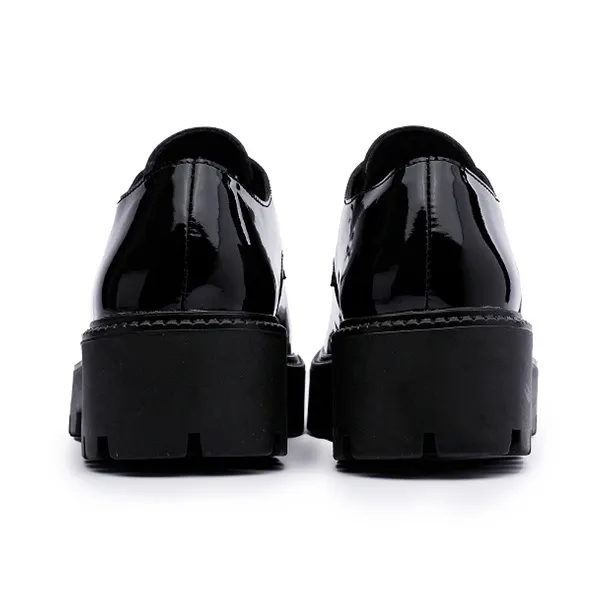YEDANI Men's Casual Shoes Men Low Top Black/Green-4