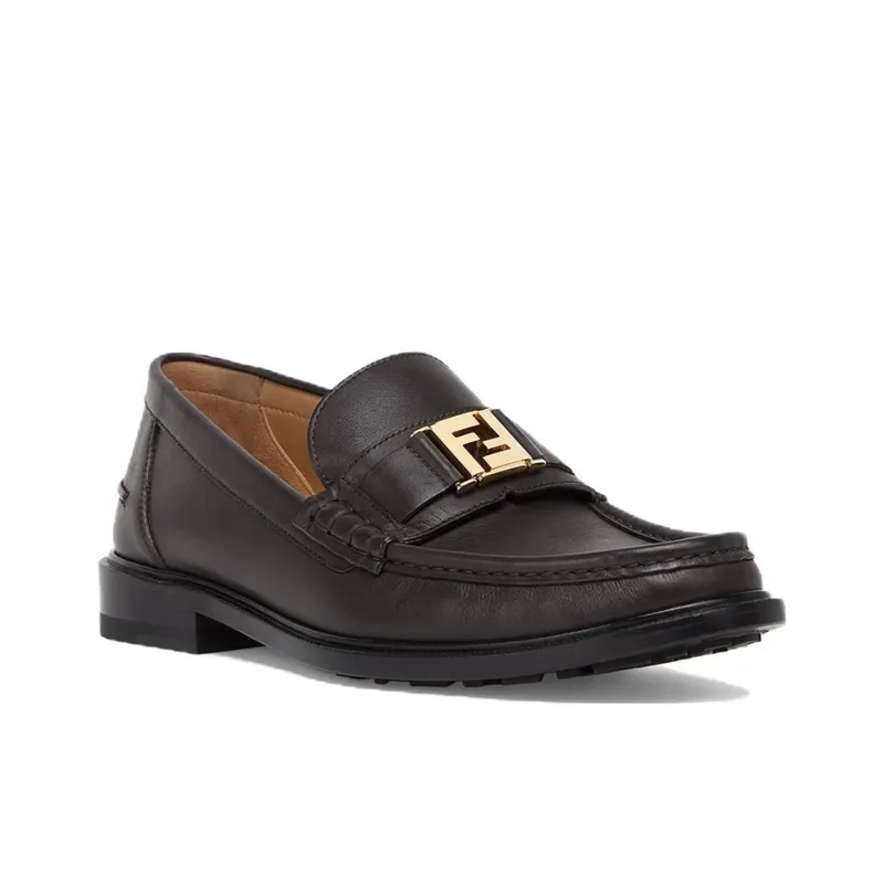 FENDI Ff Squared Slip-On Loafers-2