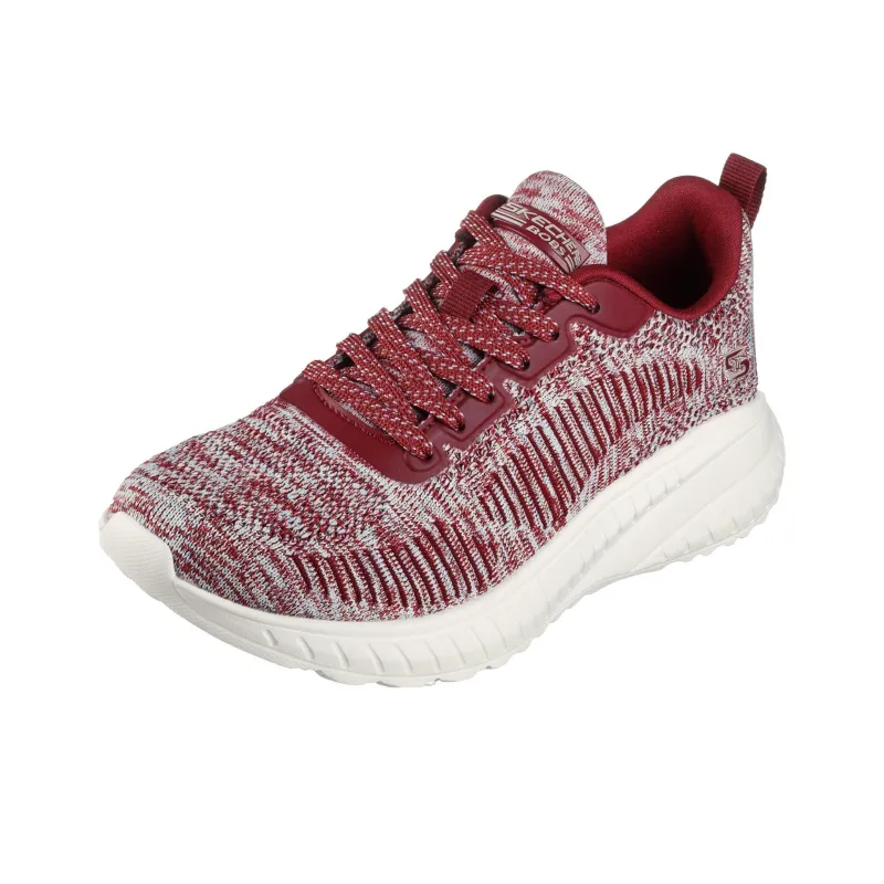 Skechers BOBS Squad Chaos-2Swift Anti-Slip And Wear-Resistant Breathable Low-Top Sports Casual Shoes Women's Red-2