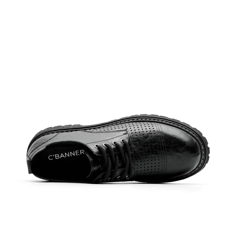 C°BANNER Casual Shoes Men's Black Extra Plus Size-39