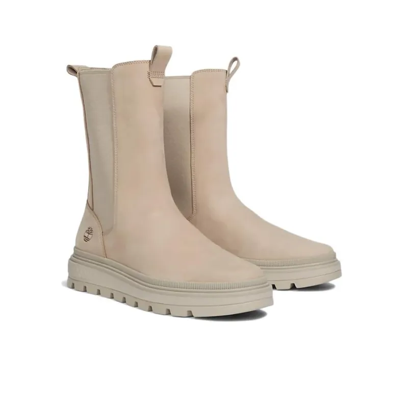 Timberland Ray City Greenstride Combat Crew Chelsea Boots Women's Pink-3
