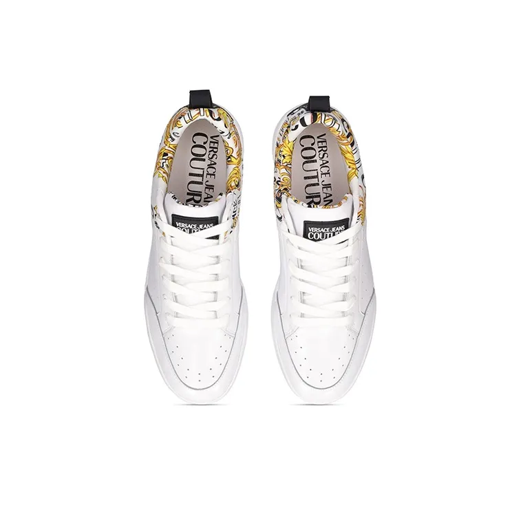 VERSACE JEANS Couture Brooklyn Patent-leather Sneakers-2