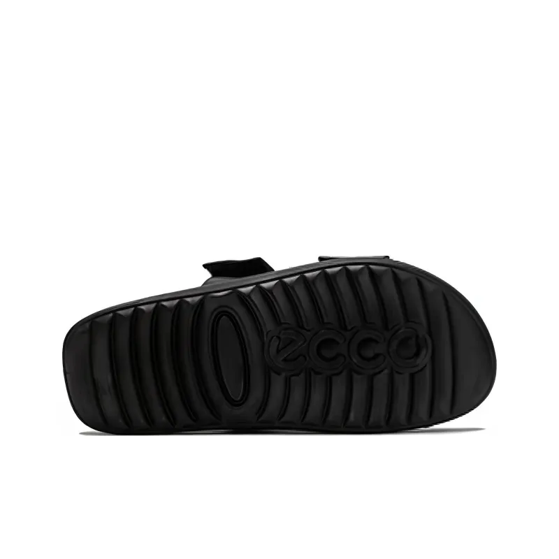 Ecco Slide Slippers 4.5cm Women's Black-3