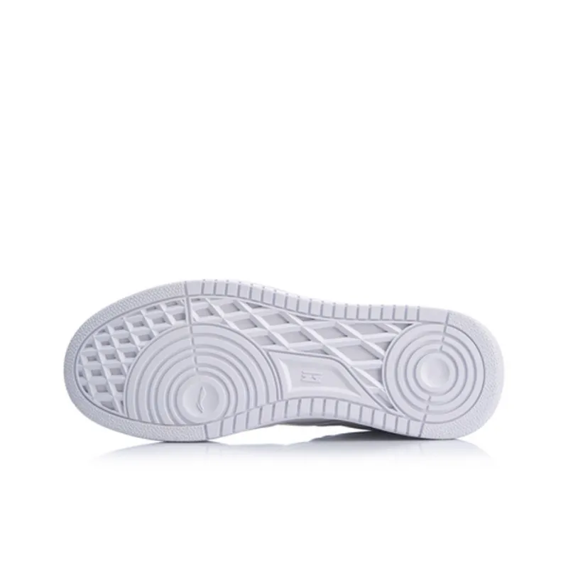LiNing Cushioning Low-Top Skateboard Shoes Men's Black White-4