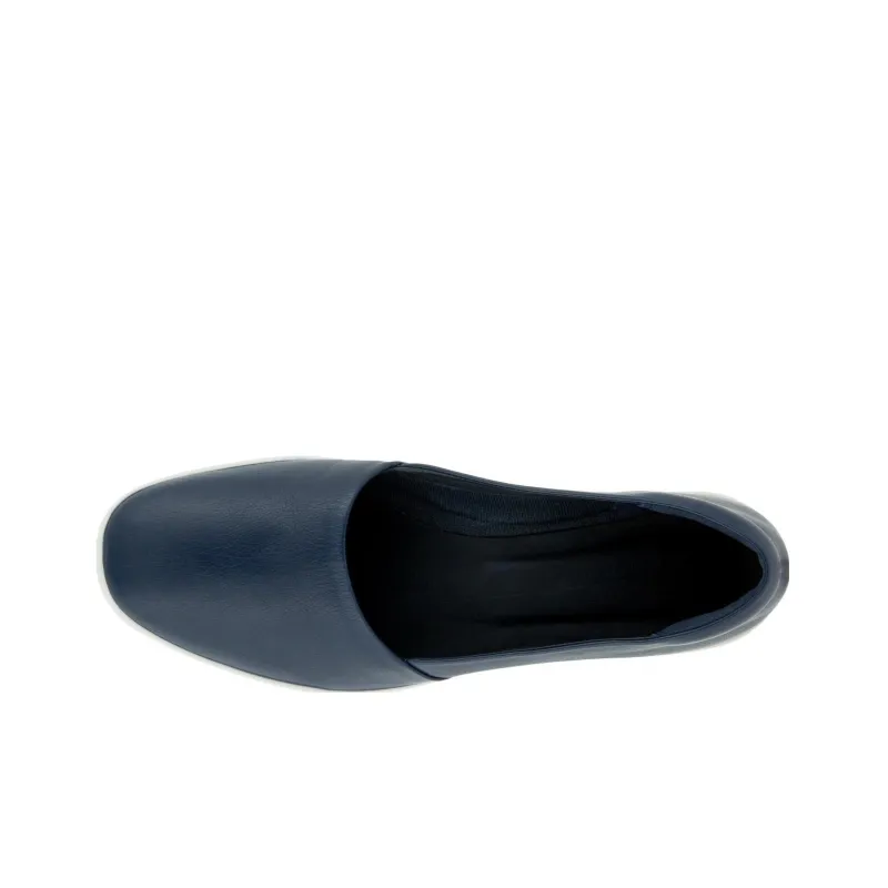 Ecco Flat Shoes Women's Dark Blue-4