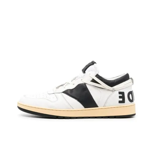 RHUDE Skateboard Shoes Men Low-Top White/Black