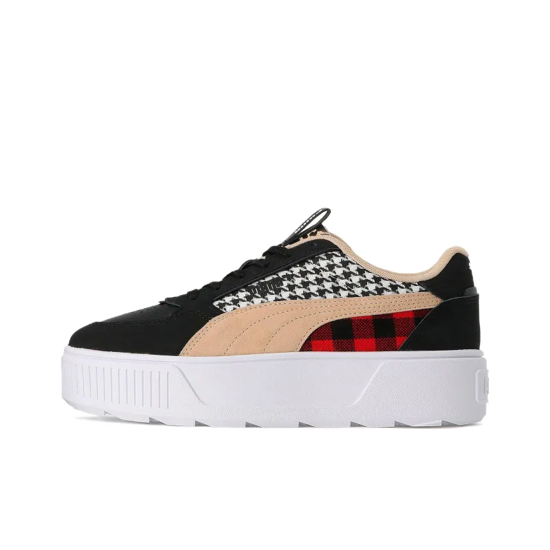 PUMA Karmen Carmen Liber Anti-Slip Wear-Resistant Low-Top Skateboard Shoes Women's Black Brown-0