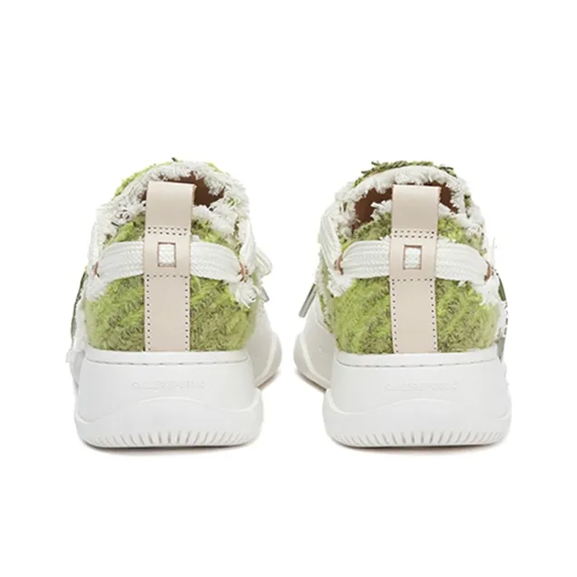 SMILEREPUBLIC 'Rewind Earthy' Wear-Resistant Low-Top Canvas Shoes Unisex Olive Green-4