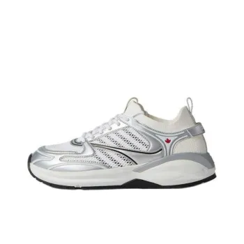 DSQUARED 2 Dash Panelled Mesh Lace Up Sneakers