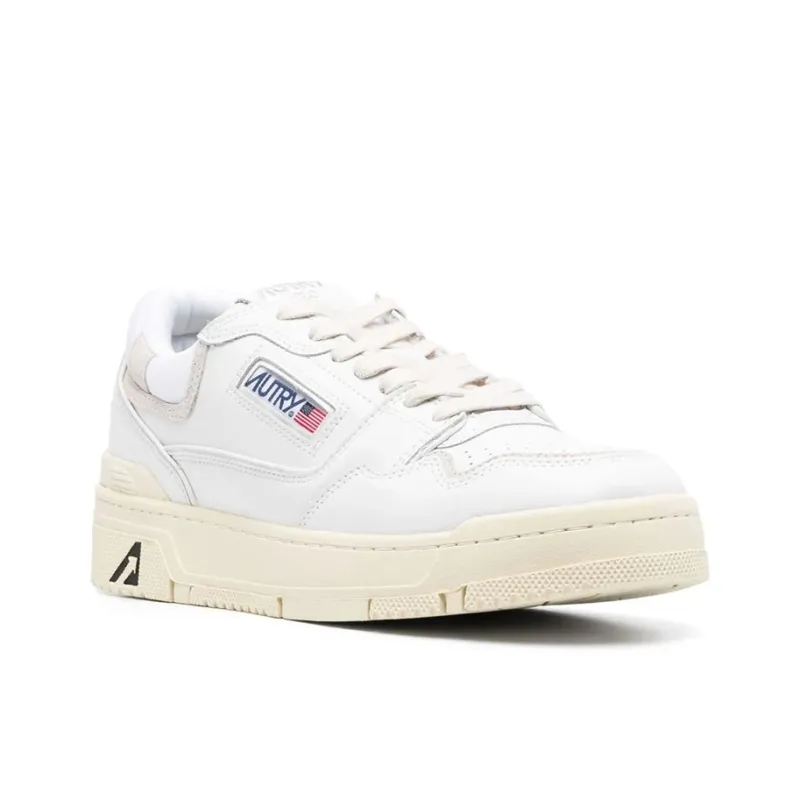 AUTRY Clc Leather Sneakers 'White'-1