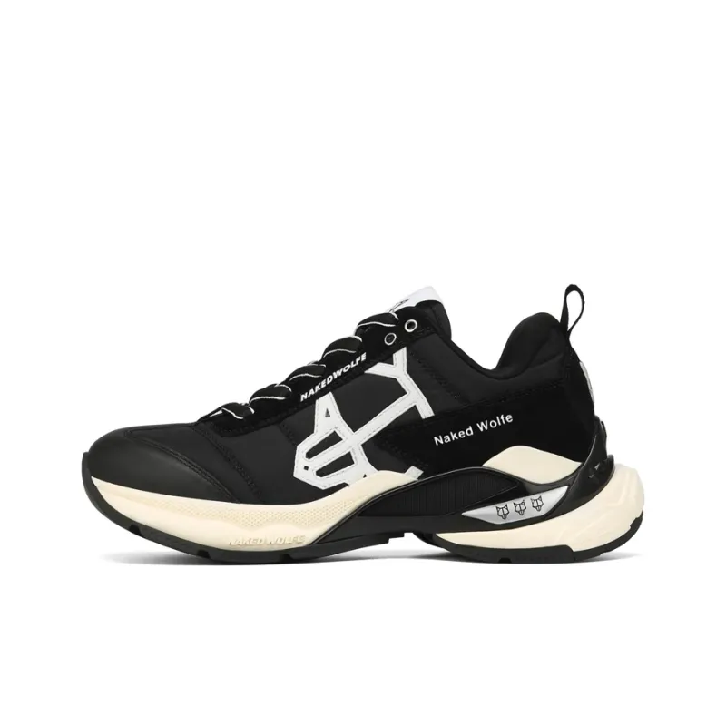 Naked Wolfe Society Low-Top Sports Casual Shoes Women's Black-0