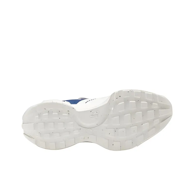 Ecco Slip Resistant Low Top Chunky Sneakers Women's White Blue-4