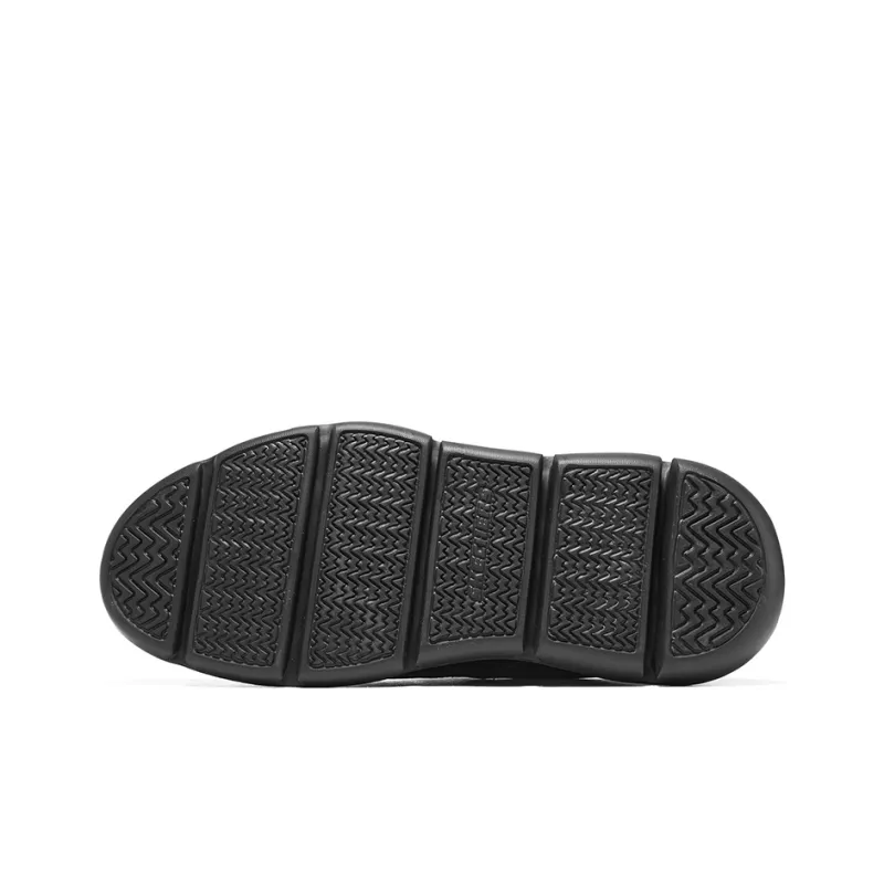 Skechers GARZA Anti-Slip Wear-Resistant Low-Top Casual Shoes Men's Black-5