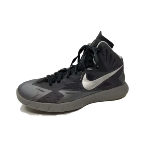 Nike Lunar Hyperquickness Basketball Shoes Men Low-Top Black/Gray