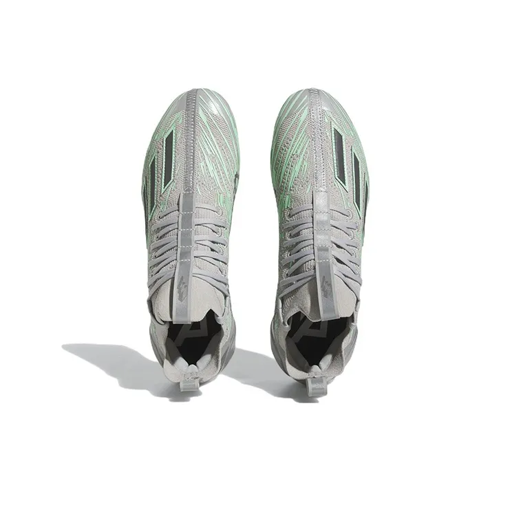 Adidas Adizero Primeknit Flash Cleats 'Grey Mint'-4