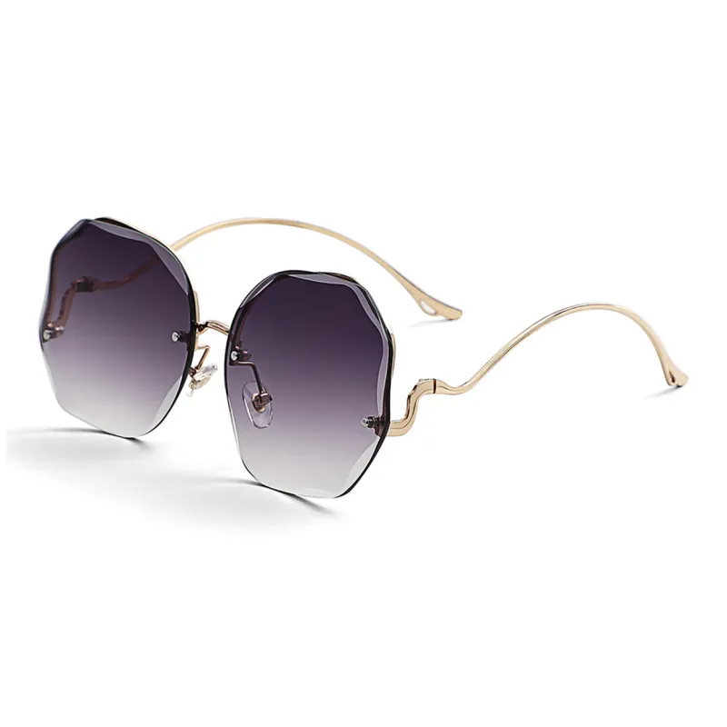 Cranta Komeia Irregular Shape Sunglasses Women's-0