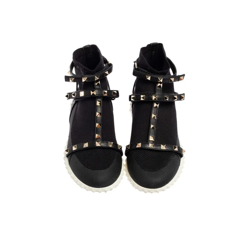 Valentino Casual Shoes Women's Mid Top Black-3