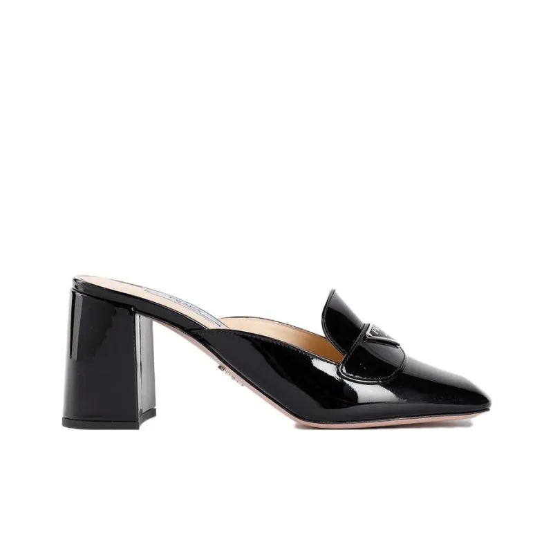 PRADA Odor Resistant Closed Toe Slippers Women's Black-1