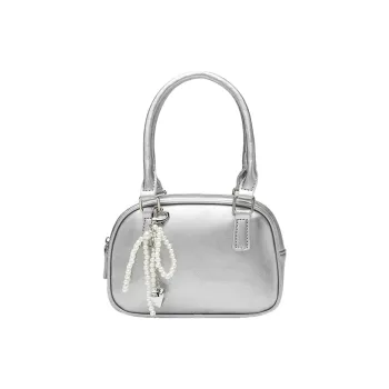 NX DOUGHNUT PU Shoulder Bag Crossbody Bag Handbag Regular Women's Silver/Gray Silver