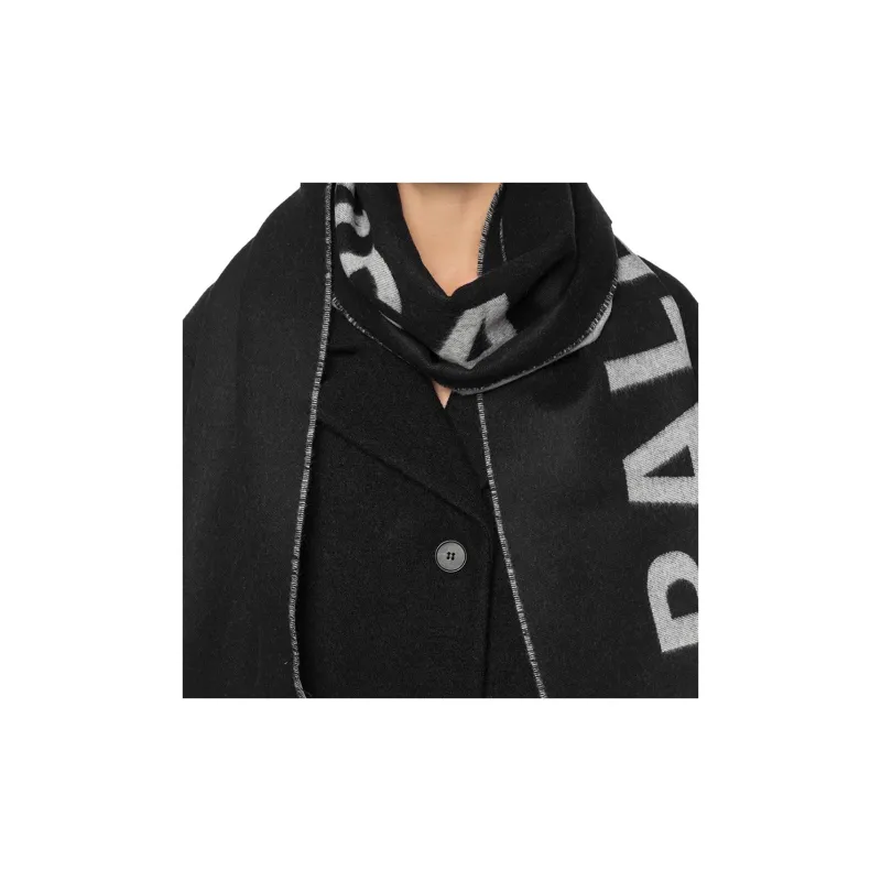 Balenciaga Knit Scarves Men's Black-1