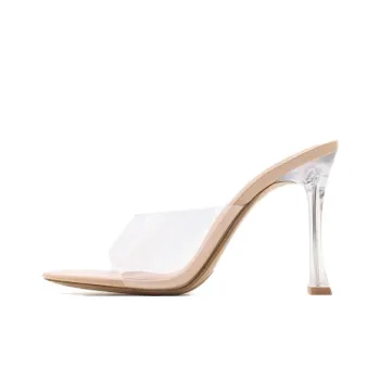 ZARA Slide Slippers Women's Transparent