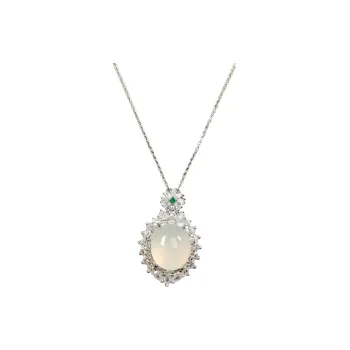 YOULING Chalcedony Jade Necklaces Unisex