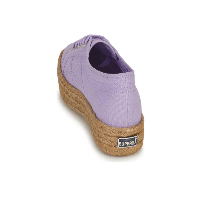 SUPERGA Wear resistant And Lightweight Low Top Skateboard Shoes Women's Purple-4