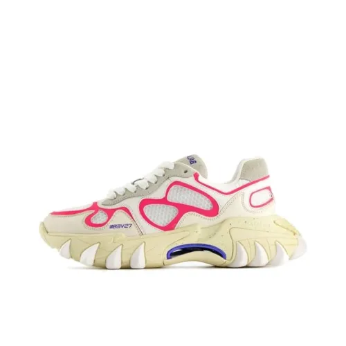BALMAIN B East Panelled Lace up Sneakers Women's