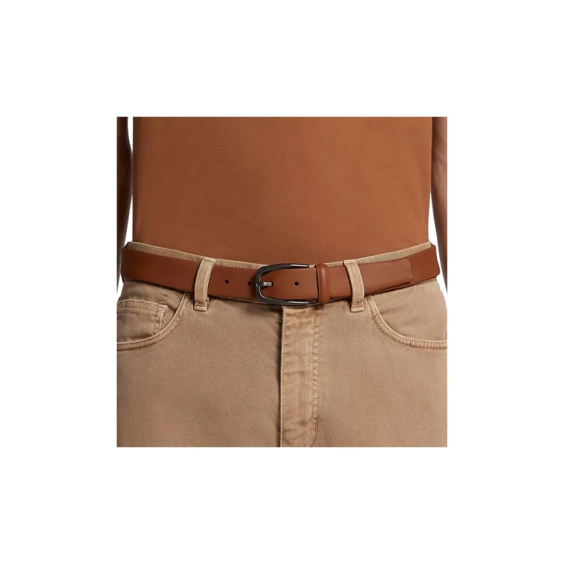 Ermenegildo Zegna Classic Buckle Belt-3
