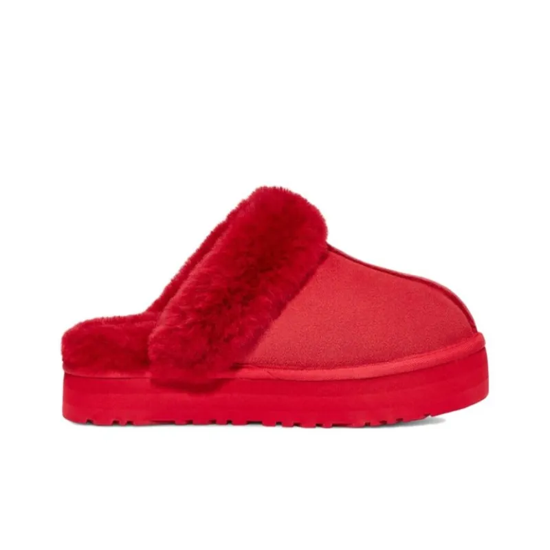 UGG Disquette Slipper Samba Red Women's-1