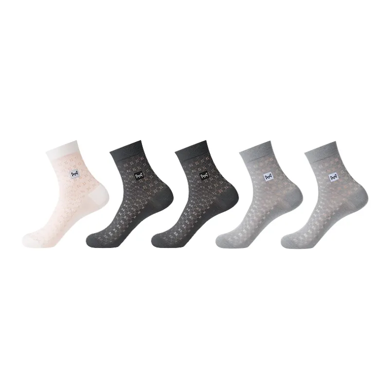 MIIOW Mid Calf Socks Men's 5 Pack-8
