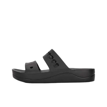 Crocs Baya Platform Sandals 'Core Black' Women's
