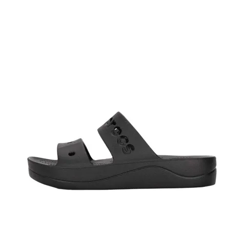 Crocs Baya Platform Sandals 'Core Black' Women's