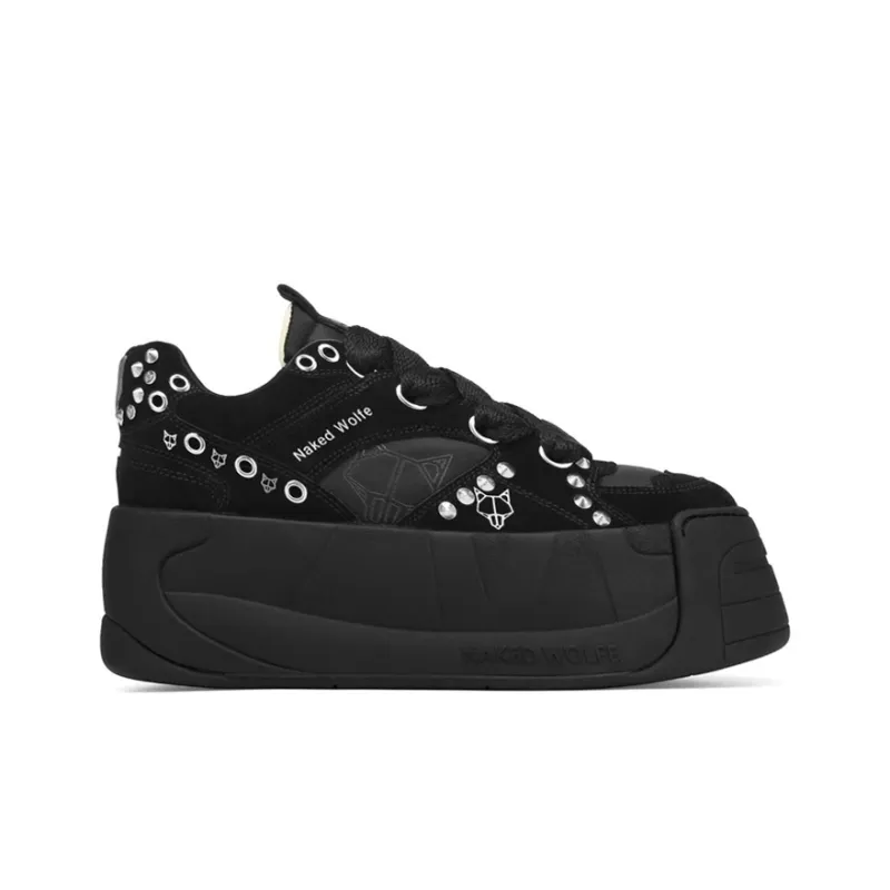 Naked Wolfe Snatch Low-Top Casual Shoes Women's Black-1
