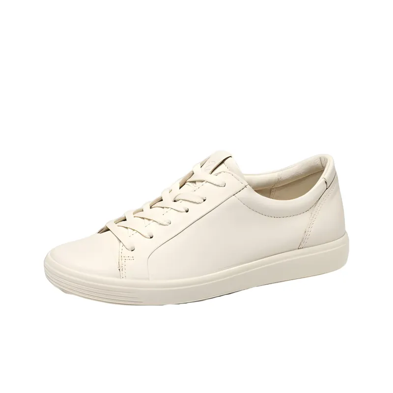 Ecco Skateboard Shoes Women's Beige-1