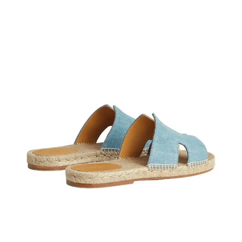 HERMES Stylish Sandals Men's Blue-3
