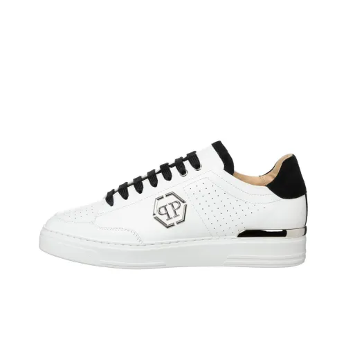 PHILIPP PLEIN Monogram Leather Sneakers