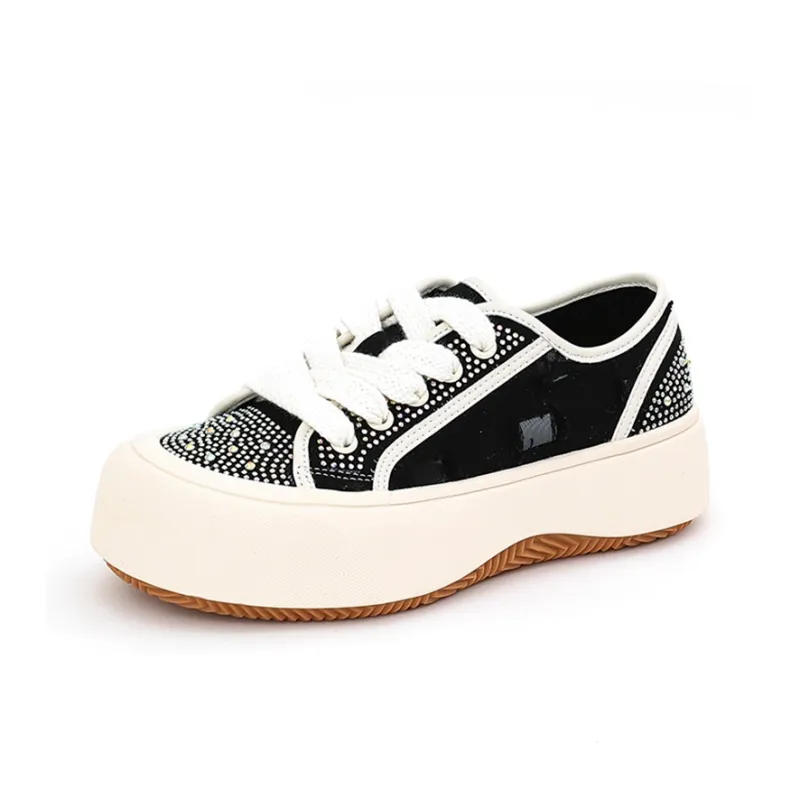 Zdwo Wear-resistant And Lightweight Low-Top Canvas Shoes Women's-3