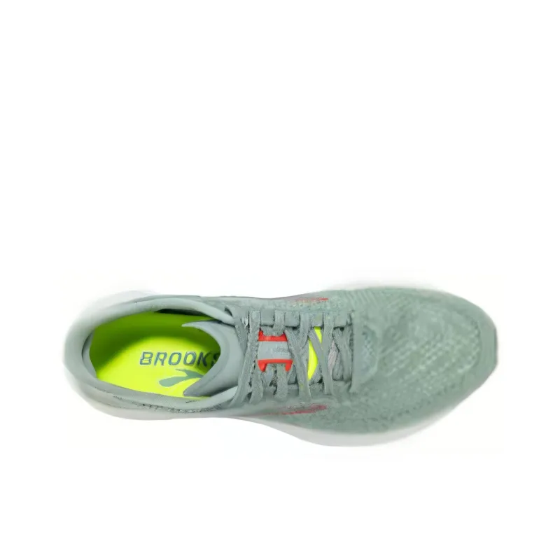 Brooks Anti Slip Wear Resistant Low Top Casual Running Shoes Unisex Green-2