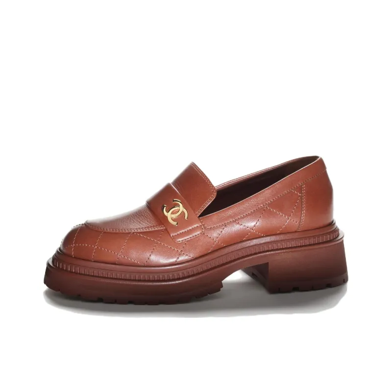 CHANEL Loafers Women's Light Brown-0