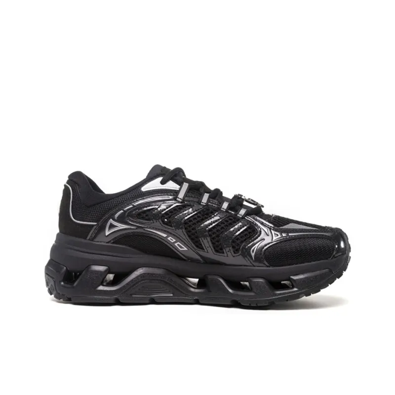 LiNing Mountains Cushioning Breathable Wear Resistant Slip Resistant Low Top Sports Casual Shoes Women's Black-1