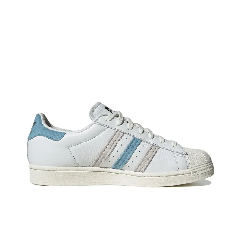 Adidas Superstar Cream White Preloved Blue-1
