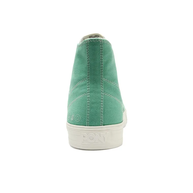 PONY Anti Slip And Wear Resistant Lightweight High Top Canvas Shoes Unisex Fruit Green-4