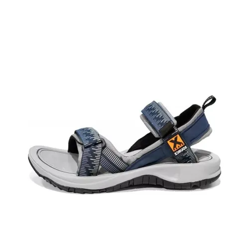 SOURCE Beach Sandals Men Gray Blue