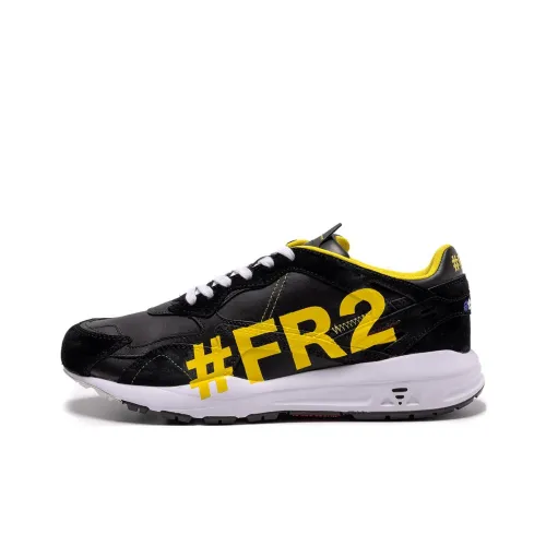 Fr2 X Le Coq Sportif Casual Shoes Men Low-Top Black/Yellow